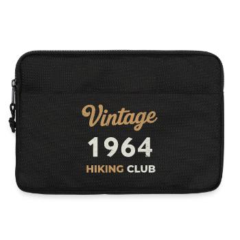 Vintage 1964 – Sailing Club Retro Geburtsjahr - Laptoptasche 13" - Schwarz - Vorne