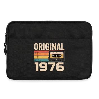 Originaler Retro-Geburtstag 1976 - Laptoptasche 13" - Schwarz - Vorne