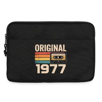 Original 1977 Vintage 1977 Retro Anniversary - Laptop bag 13" - black - Front