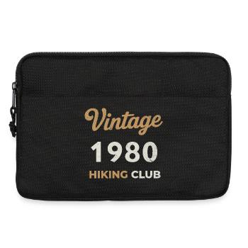 Vintage 1980 – Sailing Club Retro Geburtsjahr - Laptoptasche 13" - Schwarz - Vorne