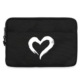 Herz - Laptoptasche 13" - Schwarz - Vorne