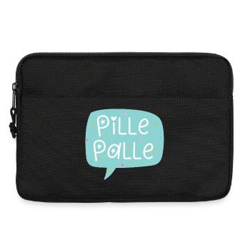 Pille Palle - tout est facile pour les enfants - Sacoche pour ordinateur portable 13 pouces - noir - Devant
