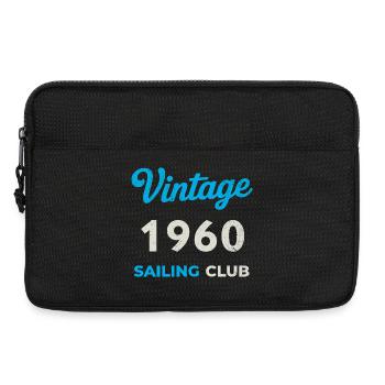 Millésime 1960 – Année de naissance rétro du Yachting Club - Sacoche pour ordinateur portable 13 pouces - noir - Devant