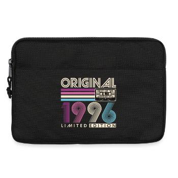 1996 Jahrgang geboren 30. Geburtstag Geschenk - Laptoptasche 13" - Schwarz - Vorne