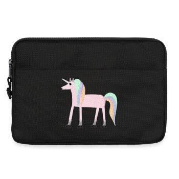 Unicorn_rollerSKate - Laptoptasche 13" - Schwarz - Vorne
