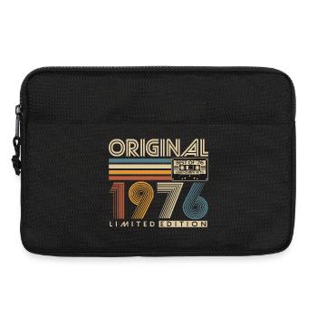 50th Birthday Gift 1976 Vintage Retro - Laptop bag 13" - black - Front