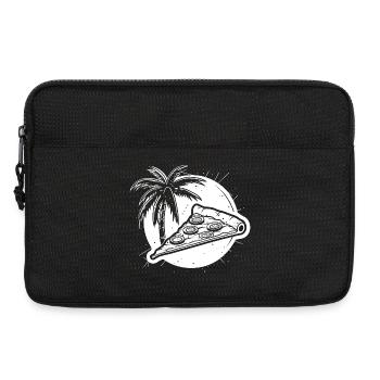 Pizza Graphic - Laptop bag 13" - black - Front