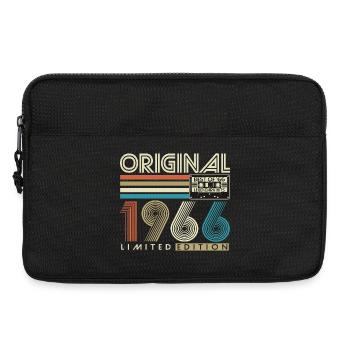 60. Geburtstag 1966 Jahrgang geboren Retro - Laptoptasche 13" - Schwarz - Vorne