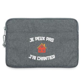I can't I have a home DIY humor site - Laptop bag 13" - heather grey - Front