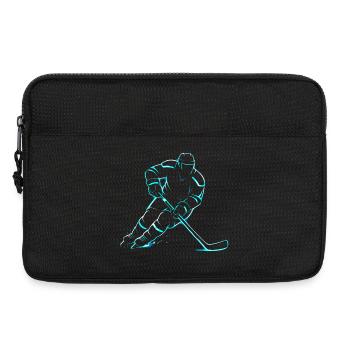 Eishockey Junge Spieler Geschenk - Laptop bag 13" - black - Front