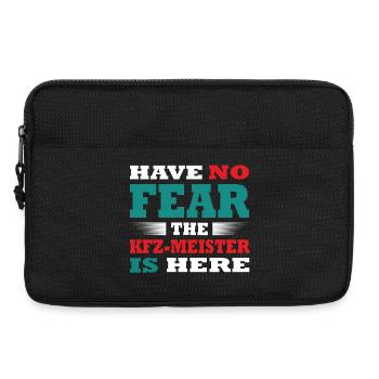 N’ayez crainte, KFZ-Meister est là Tenue - Sacoche pour ordinateur portable 13 pouces - noir - Devant