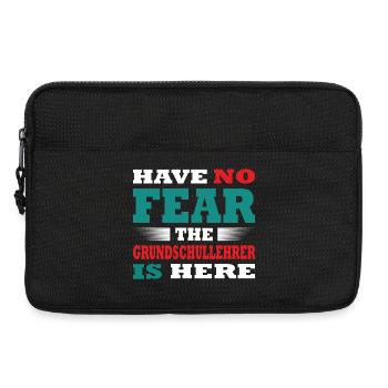 N’ayez crainte, le Grundschullehrer est là. Tenue. - Sacoche pour ordinateur portable 13 pouces - noir - Devant