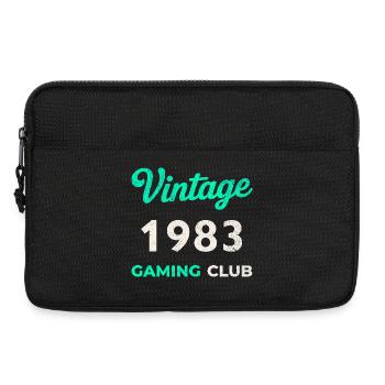 Vintage 1983 – Gaming Club Retro Birth Year - Laptop bag 13" - black - Front