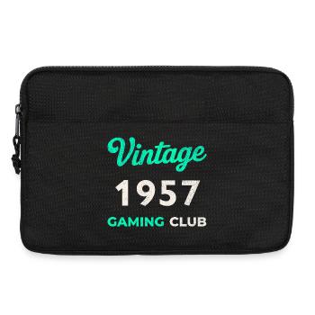 Vintage 1957 – Gaming Club Retro Birth Year - Laptop bag 13" - black - Front