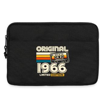 Original 1966 Jahrgang Vintage Geburtstag Retro - Laptoptasche 13" - Schwarz - Vorne