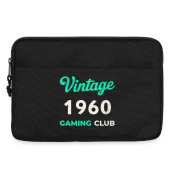 Vintage 1960 – Gaming Club Retro Birth Year - Laptop bag 13" - black - Front
