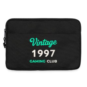 Vintage 1997 – Gaming Club Retro Birth Year - Laptop bag 13" - black - Front