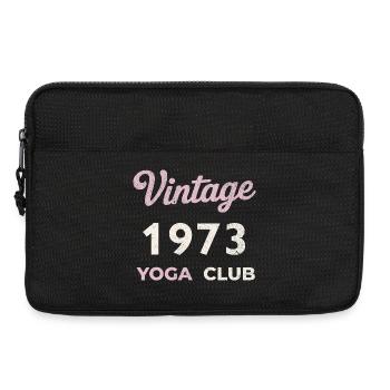 Vintage 1973 Yoga Club Année de naissance rétro Vintage - Sacoche pour ordinateur portable 13 pouces - noir - Devant