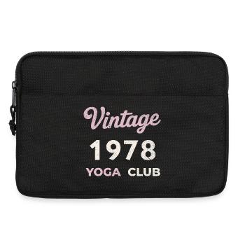 Vintage 1978 Yoga Club Année de naissance rétro Vintage - Sacoche pour ordinateur portable 13 pouces - noir - Devant