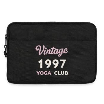 Vintage 1997 Yoga Club Retro Année de naissance vintage - Sacoche pour ordinateur portable 13 pouces - noir - Devant