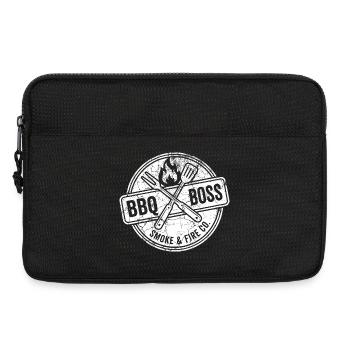 Sweat à capuche barbecue, sac, t-shirt cadeau - Sacoche pour ordinateur portable 13 pouces - noir - Devant