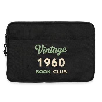 Vintage 1960 Book Club Retro Geburtsjahr Geschenk - Laptoptasche 13" - Schwarz - Vorne