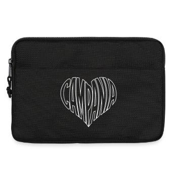 Campanie, Campania Heart Design - Sacoche pour ordinateur portable 13 pouces - noir - Devant