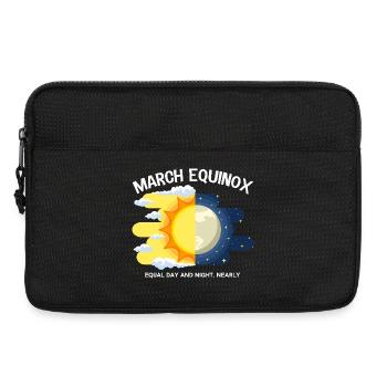 March Equinox Equal Day And Night Ostara - Laptop bag 13" - black - Front