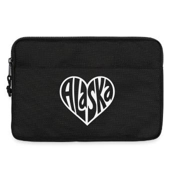 Fonts du cœur d’Alaska - Sacoche pour ordinateur portable 13 pouces - noir - Devant