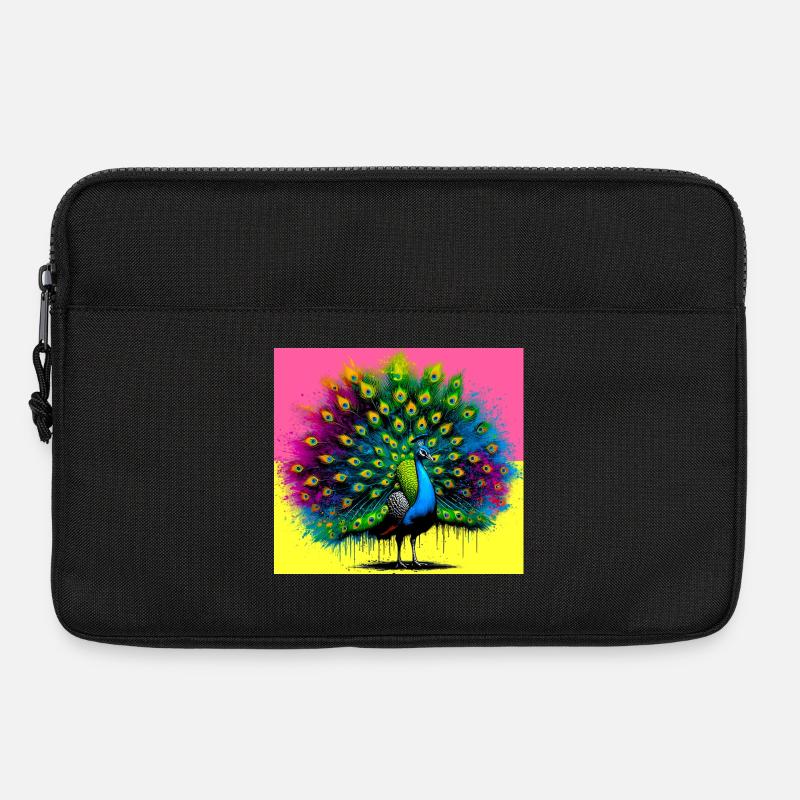 peacock - Laptop bag 13" - black