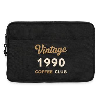 Vintage 1990 – Coffee Club Retro Birth Year - Laptop bag 13" - black - Front