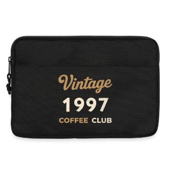 Millésime 1997 – Année de naissance rétro du Coffee Club - Sacoche pour ordinateur portable 13 pouces - noir - Devant