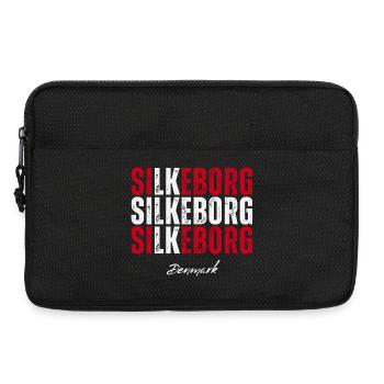 Silkeborg im Herzen, Dänemark Gegenwart - Laptoptasche 13" - Schwarz - Vorne