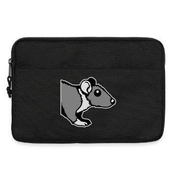 Rat Front Side Semi Curious Funny Rodent - Laptop bag 13" - black - Front