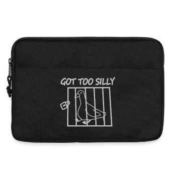 Taube im Käfig – So albern - Laptoptasche 13" - Schwarz - Vorne
