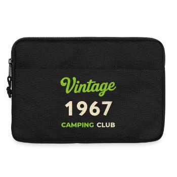 Vintage 1967 – Année de naissance rétro du Camping Club - Sacoche pour ordinateur portable 13 pouces - noir - Devant