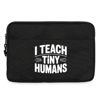 Ich unterrichte winzige Menschen - Laptoptasche 13" - Schwarz - Vorne