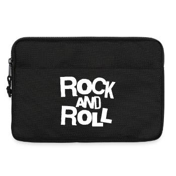 Rock and Roll Bold Typography T-Shirt - Laptoptasche 13" - Schwarz - Vorne