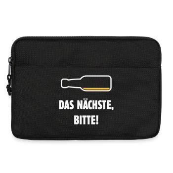 Das Nächste, Bitte! (Bier / Bierchen / NEG 2C) - Laptoptasche 13" - Schwarz - Vorne