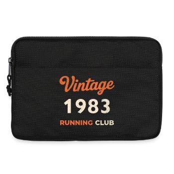 Vintage 1983 Running Club Geburtstag Geschenkidee - Laptoptasche 13" - Schwarz - Vorne