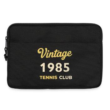 Cadeau d’anniversaire rétro vintage du Tennis Club 1985 - Sacoche pour ordinateur portable 13 pouces - noir - Devant