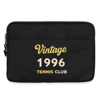 Cadeau d’anniversaire rétro vintage du Tennis Club 1996 - Sacoche pour ordinateur portable 13 pouces - noir - Devant
