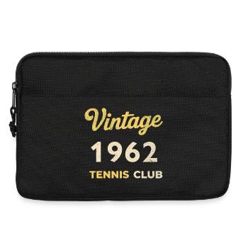Vintage 1962 Tennis Club Retro Geburtstag Geschenk - Laptoptasche 13" - Schwarz - Vorne