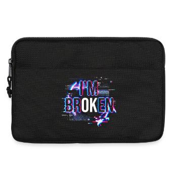 Im Broken Im Ok Mental Health - Laptoptasche 13" - Schwarz - Vorne