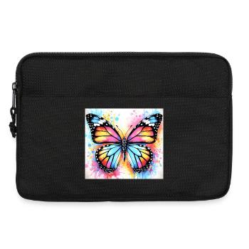 Schmetterling - Laptoptasche 13" - Schwarz - Vorne