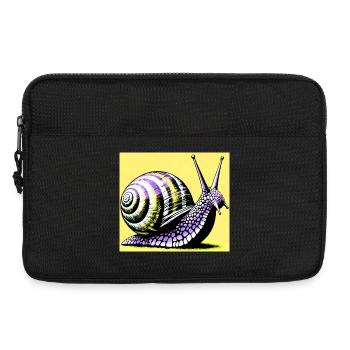 Escargot - Sacoche pour ordinateur portable 13 pouces - noir - Devant