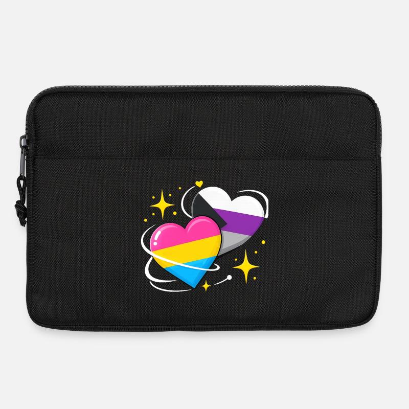 Panromantischer Demisexueller - Laptoptasche 13" - Schwarz
