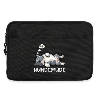 Hundemüde American Bully Bully Pit Bullybesitzer - Laptoptasche 13" - Schwarz - Vorne