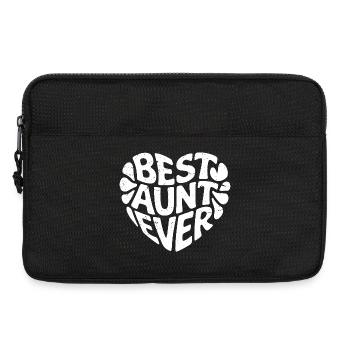 Beste Tante aller Zeiten - Laptoptasche 13" - Schwarz - Vorne
