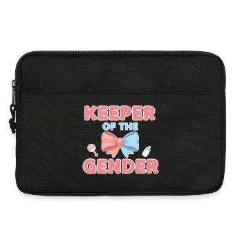 Gender Reveal Hüter des Geschlechterteams Pink Team - Laptoptasche 13" - Schwarz - Vorne